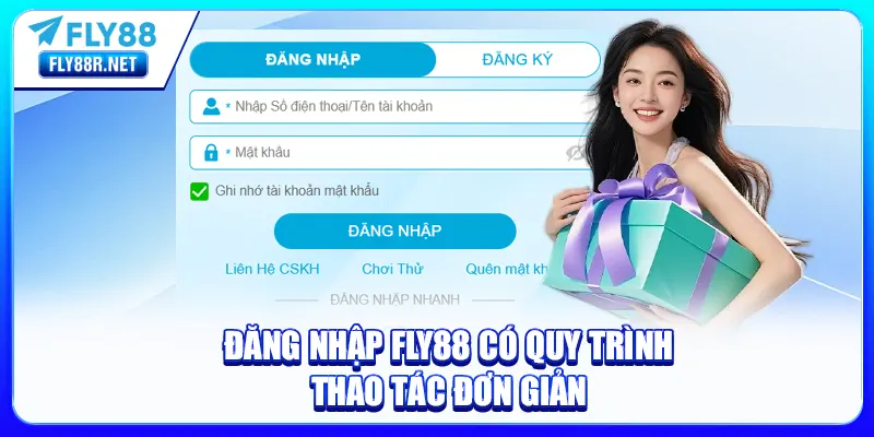 Đăng nhập FLY88 có quy trình thao tác đơn giản