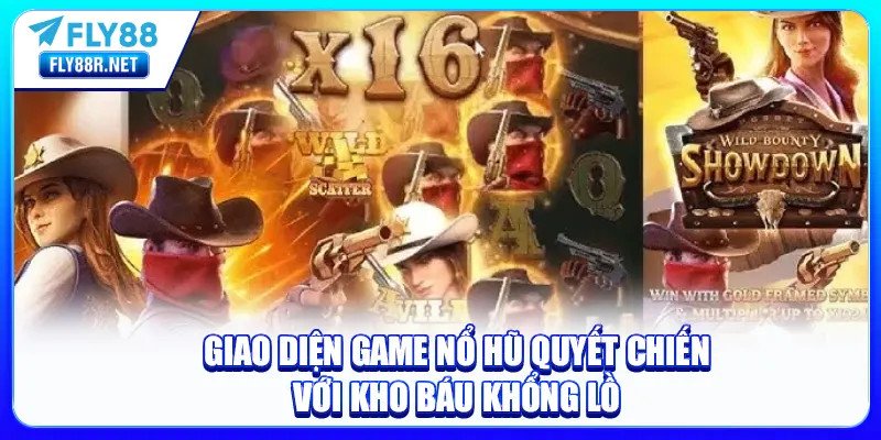 Giao diện game Nổ Hũ Quyết Chiến với kho báu khổng lồ