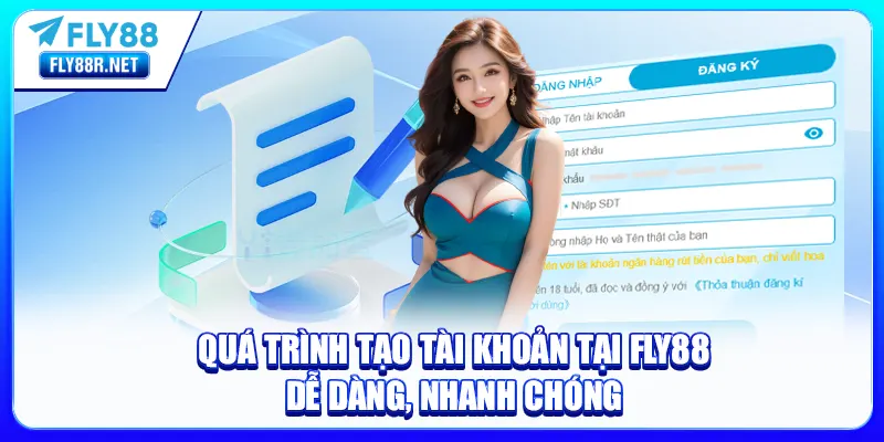 Quá trình tạo tài khoản tại 128BET dễ dàng, nhanh chóng