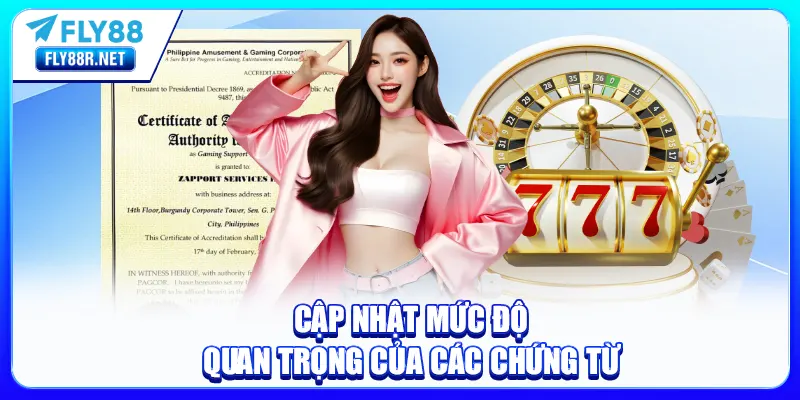 Cập nhật mức độ quan trọng của các chứng từ