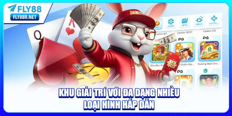 Khu giải trí với đa dạng nhiều loại hình hấp dẫn
